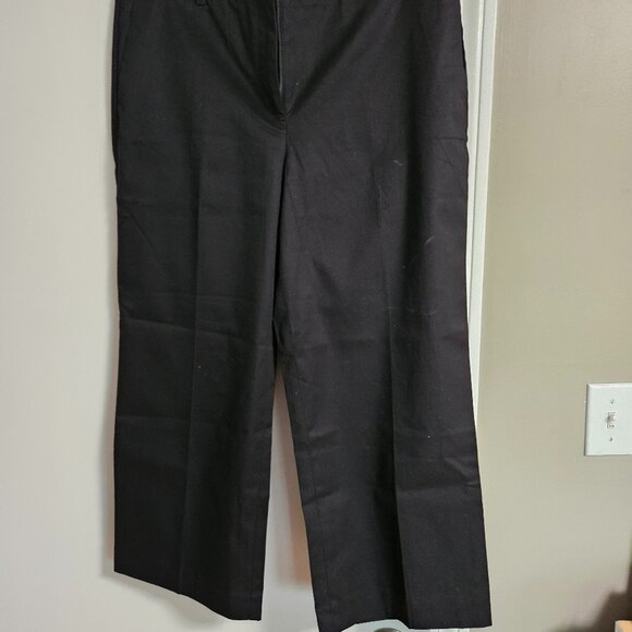 Black Talbot Cropped Dressed Pants (Chelsea Pant), Size 10 - Picture 1 of 6